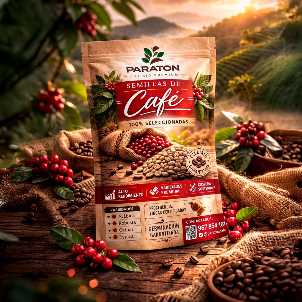 SEMILLA DE CAFE VARIEDAD CATUAI ROJO X 1KG